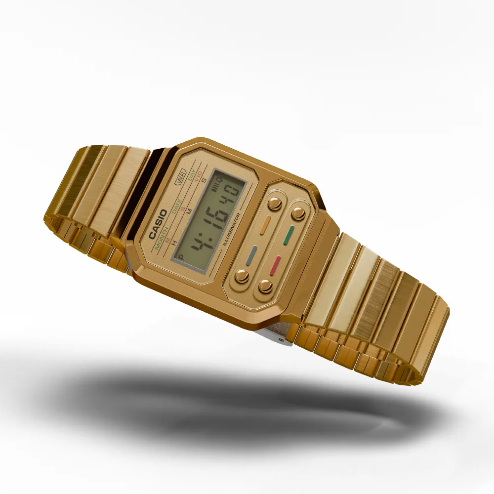 Casio A100WE — CGI visual