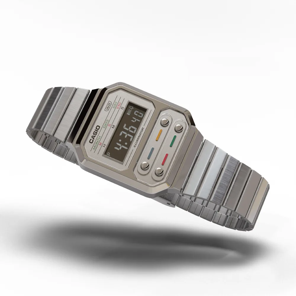 Casio A100WE — CGI visual